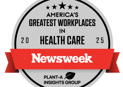 Arnot Health recognized by Newsweek Magazine and Plant-A Insights Group.